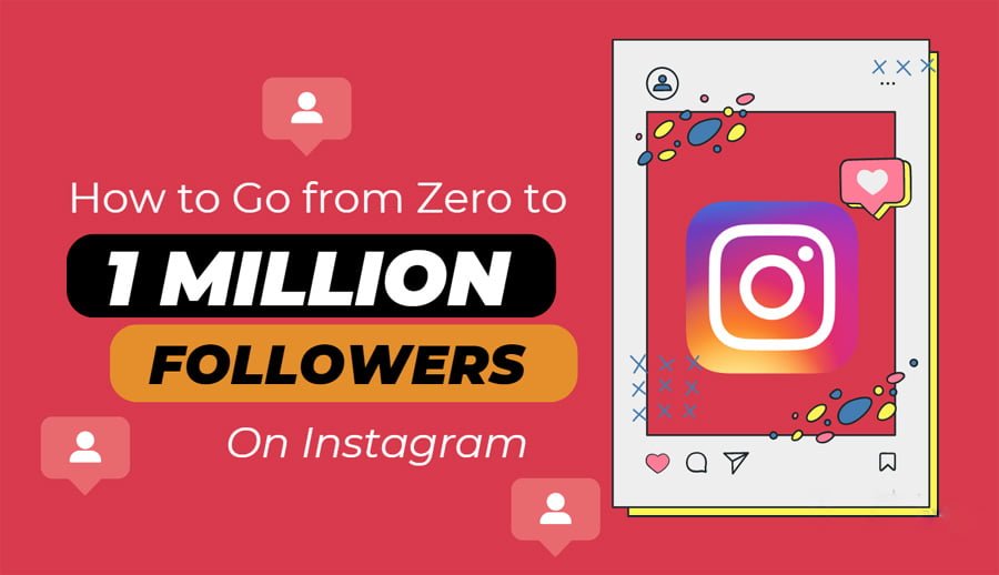 How to go from zero to one million followers on Instagram Zero to one million followers on Instagram