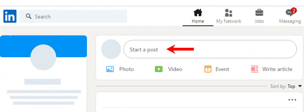 How to tag on LinkedIn