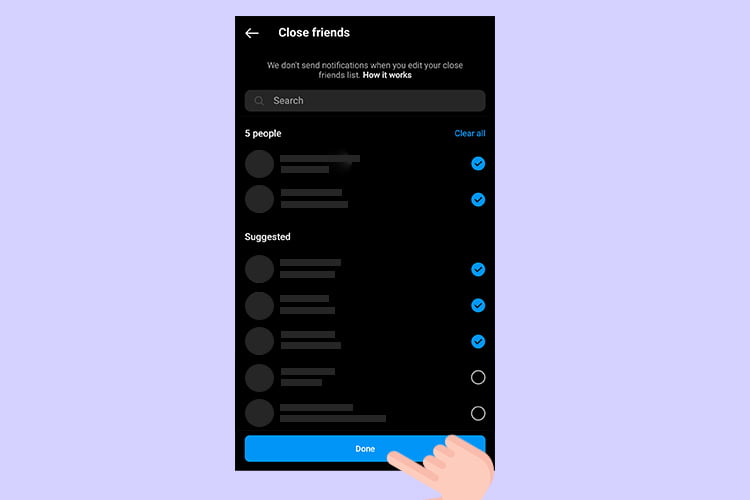 what do nfs mean on instagram