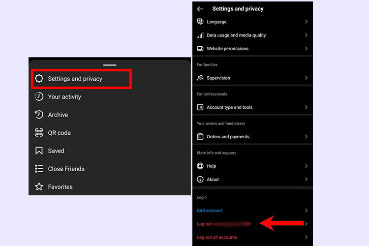 Log Out Once And Log In Again